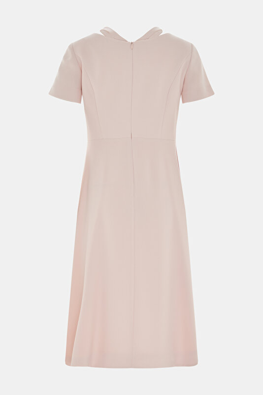POWDER SHORT SLEEVE MIDI DRESS 2