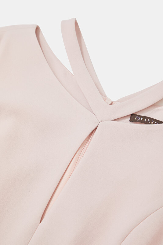POWDER SHORT SLEEVE MIDI DRESS 3