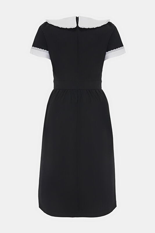 WHITE SHORT SLEEVE DRESS 2