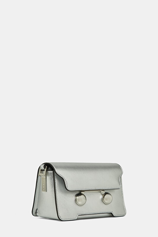 SILVER WICKER BAG 3