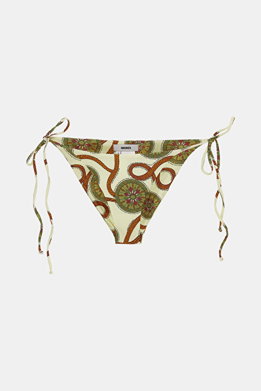 KHAKI DESIGN FILLED BIKINI