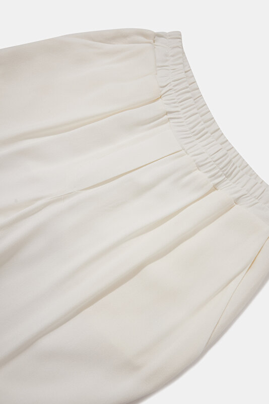 ECRU STRAIGHT CUT TROUSERS 3