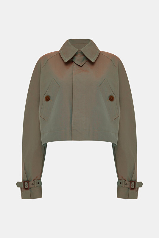 KHAKI TRENCH COAT