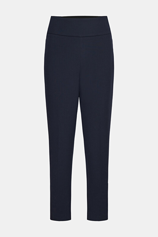 NAVY BLUE STRAIGHT CUT TROUSERS