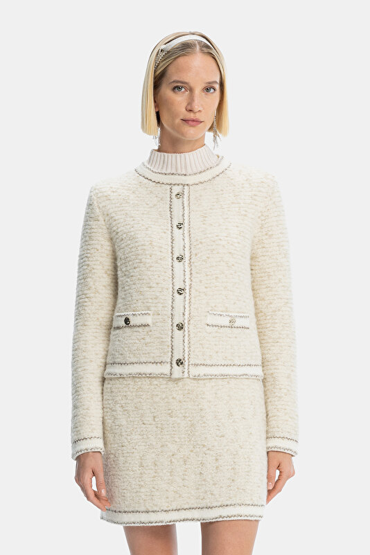DORE BASIC / ROUND NECKLINE JACKET