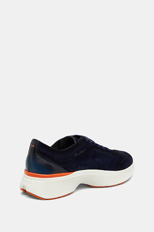 BAĞCIKLI DERİ SNEAKER AYAKKABI 3