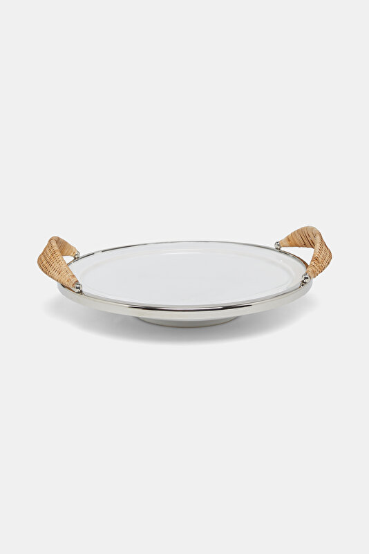 RATTAN SAPLI SERAMİK TABAK 2