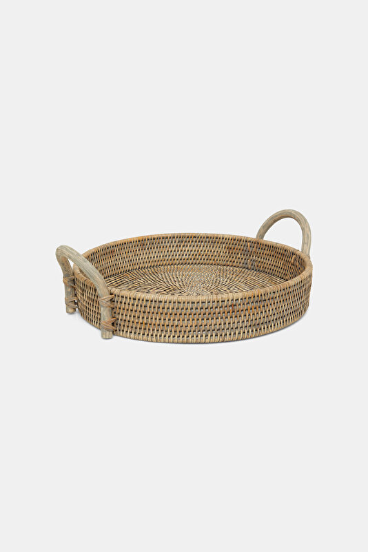 RATTAN YUVARLAK TEPSİ BÜYÜK BOY
