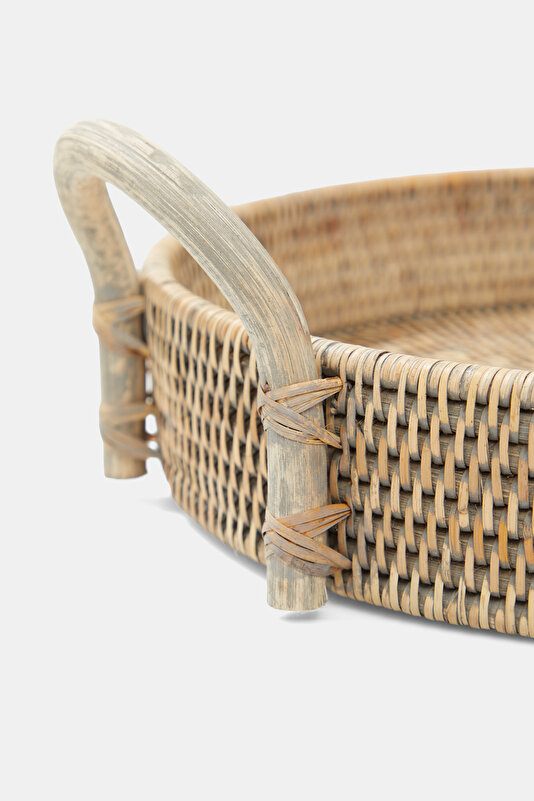 RATTAN YUVARLAK TEPSİ BÜYÜK BOY 3