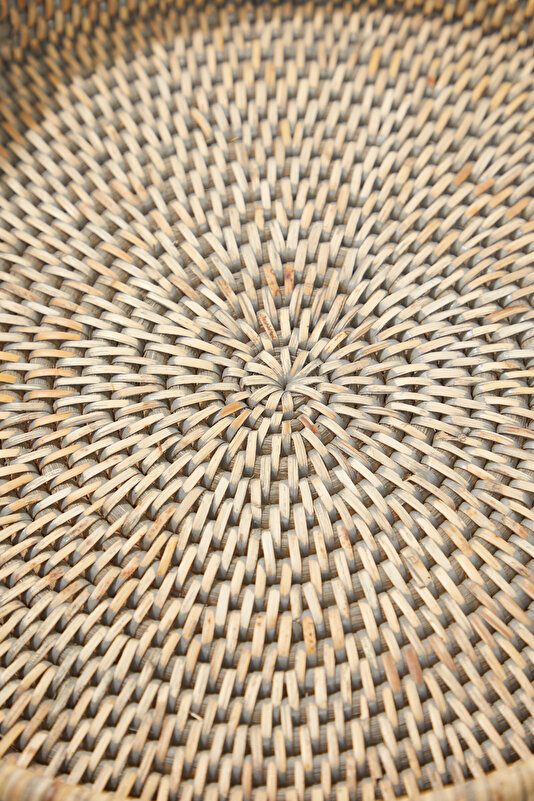 RATTAN YUVARLAK TEPSİ KÜÇÜK BOY 2