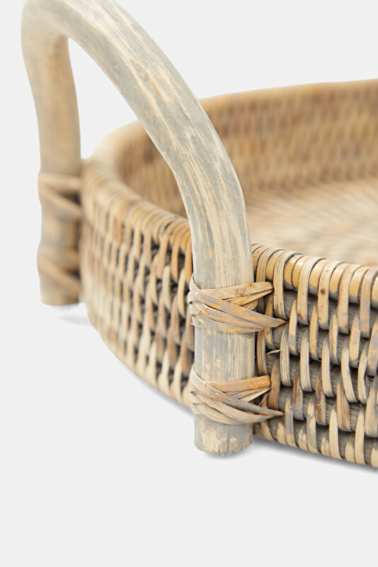 RATTAN YUVARLAK TEPSİ KÜÇÜK BOY 3