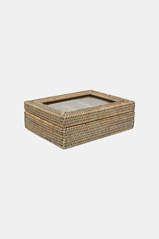 8 BÖLMELİ RATTAN KUTU
