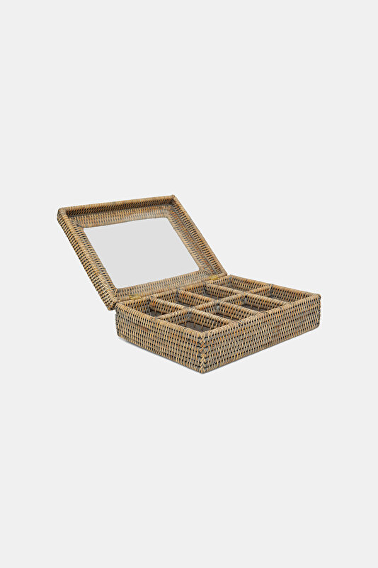 8 BÖLMELİ RATTAN KUTU 2