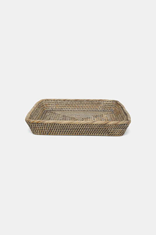 RATTAN DİKDÖRTGEN TEPSİ 2