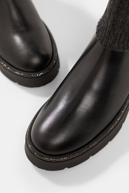 GREY LEATHER BOOT 4