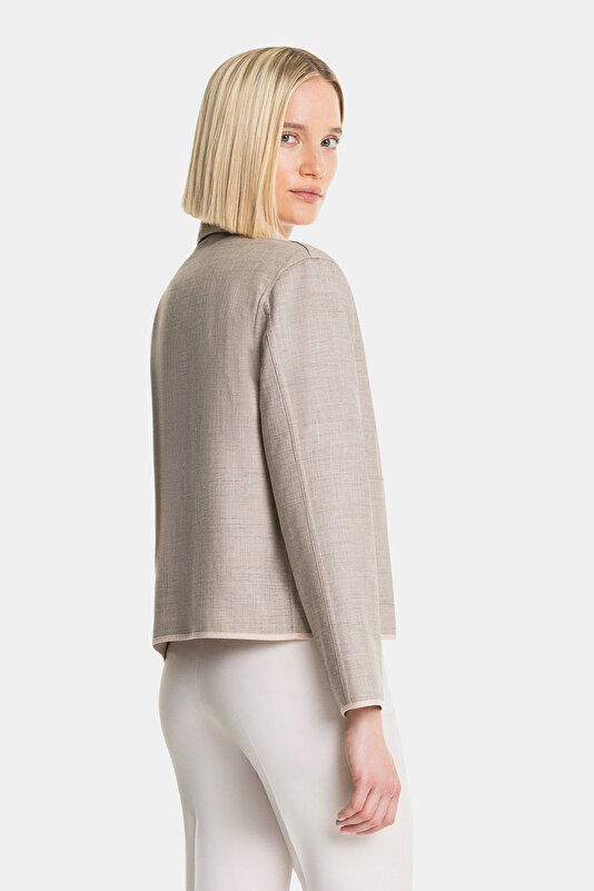 MINK SURPLICE NECKLINE (CROSS-OVER NECKLINE) JACKET 2