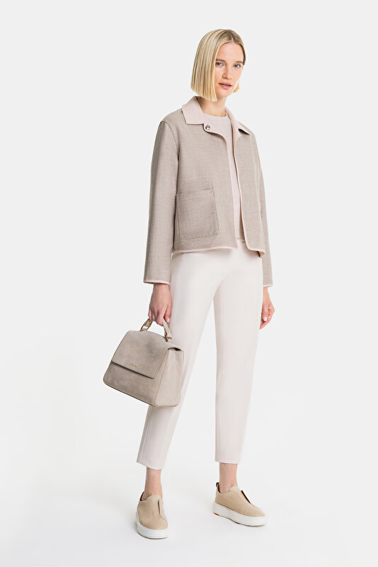 MINK SURPLICE NECKLINE (CROSS-OVER NECKLINE) JACKET 4