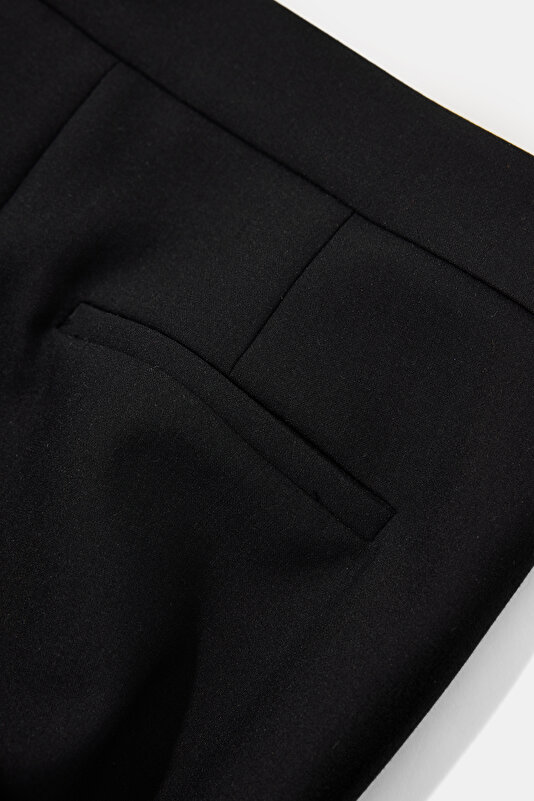 BLACK STRAIGHT CUT TROUSERS 4