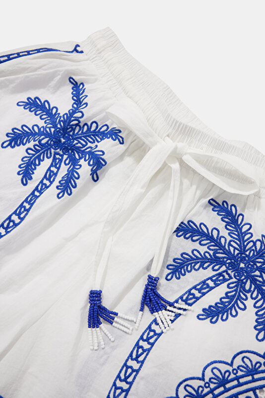 BLUE WHİTE SHORTS 3