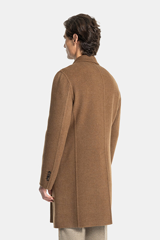 BROWN WOOL/CASHMERE TOPCOAT 2