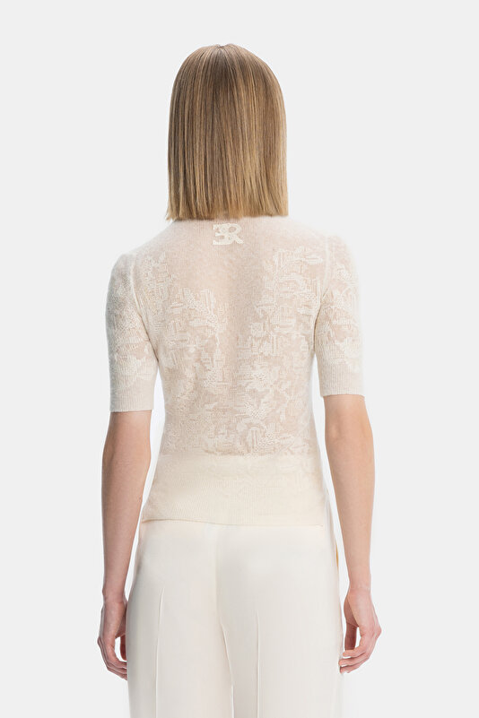ECRU BASIC / ROUND NECKLINE TRICOT 2
