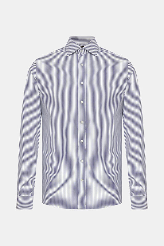 NON-IRON ÇİZGİLİ DESENLİ GÖMLEK