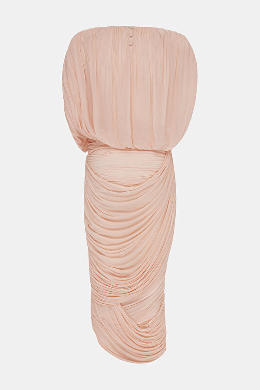 LIGHT PINK CUPRO SKIRT 4