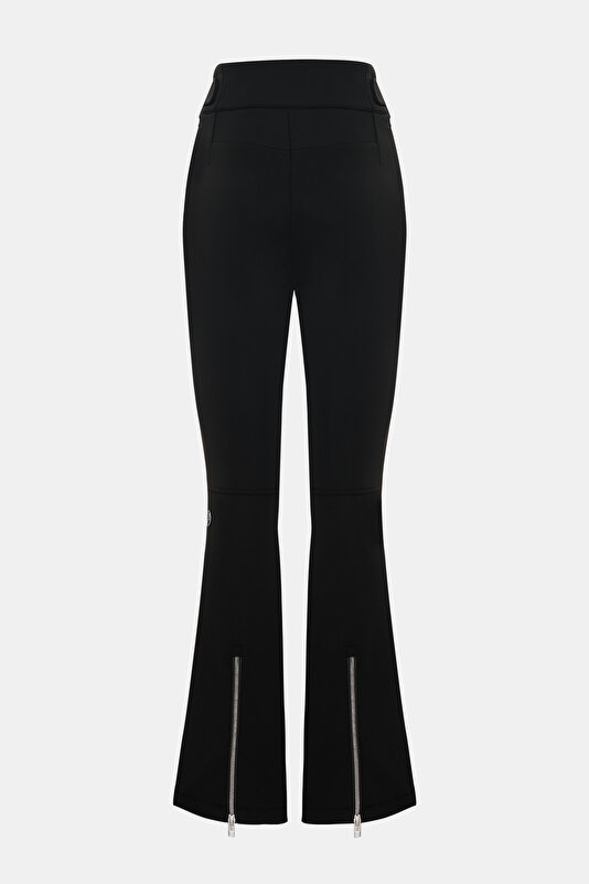 BLACK WIDE LEG TROUSERS 2