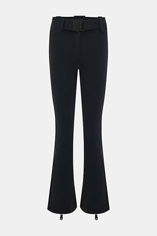 BLACK STRAIGHT CUT TROUSERS