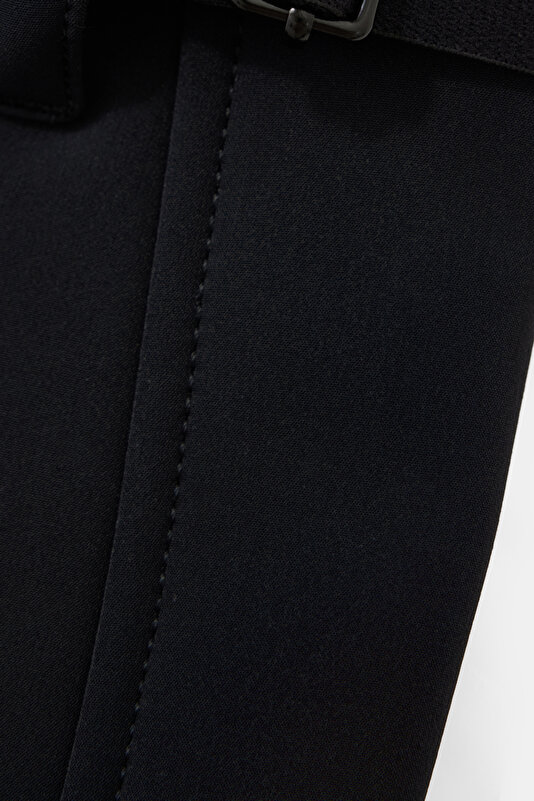 BLACK STRAIGHT CUT TROUSERS 4