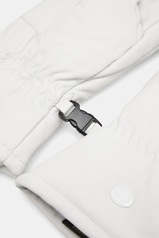 WHİTE LEATHER GLOVE 2