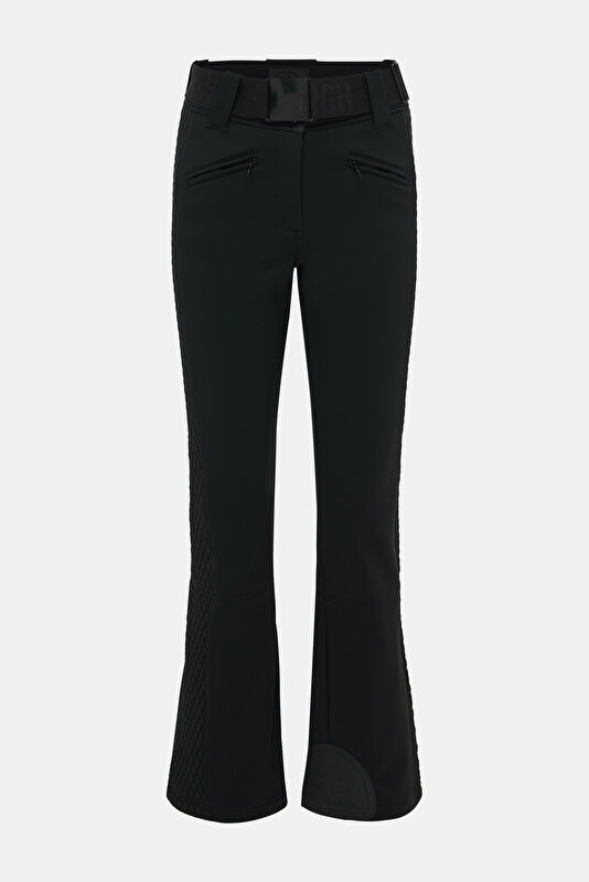 BLACK STRAİGHT CUT TROUSERS