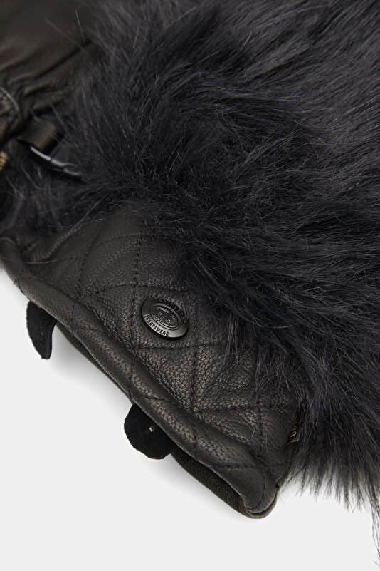 BLACK LEATHER GLOVE 3