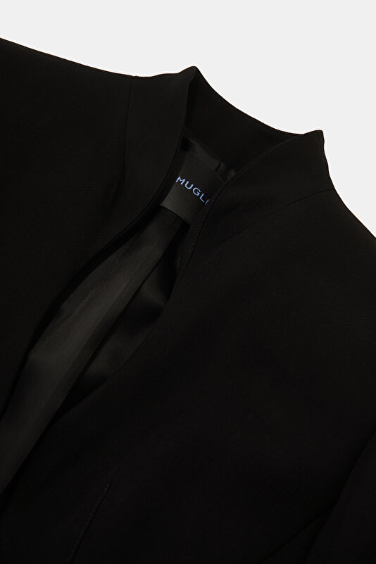 BLACK VISCOSE JACKET 3