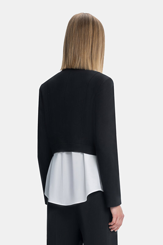 BLACK ASYMMETRIC JACKET 2