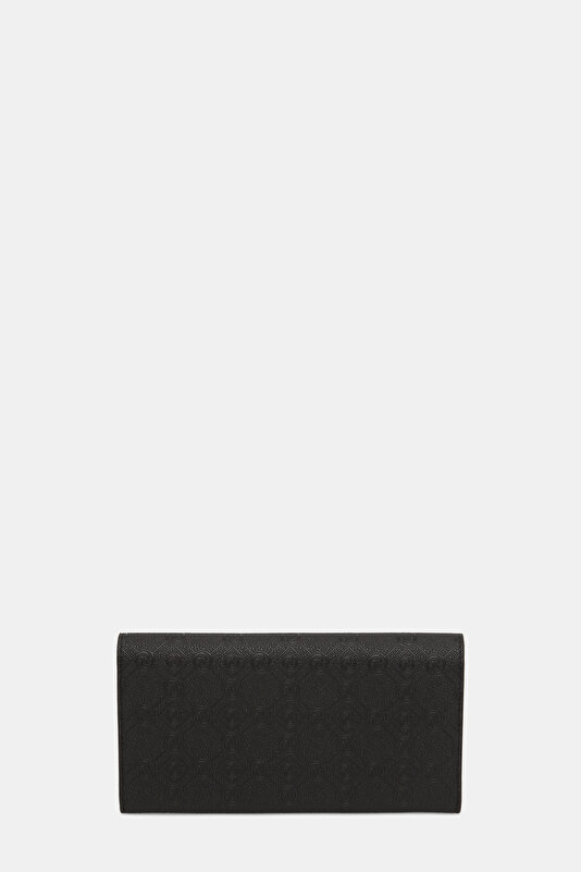 BLACK MONOGRAM WALLET 3