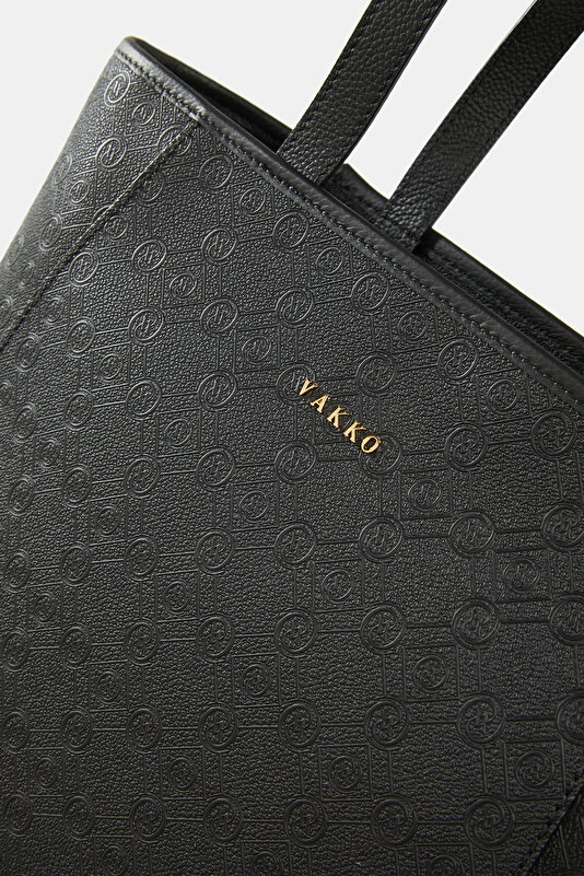 BLACK MONOGRAM BAG 4