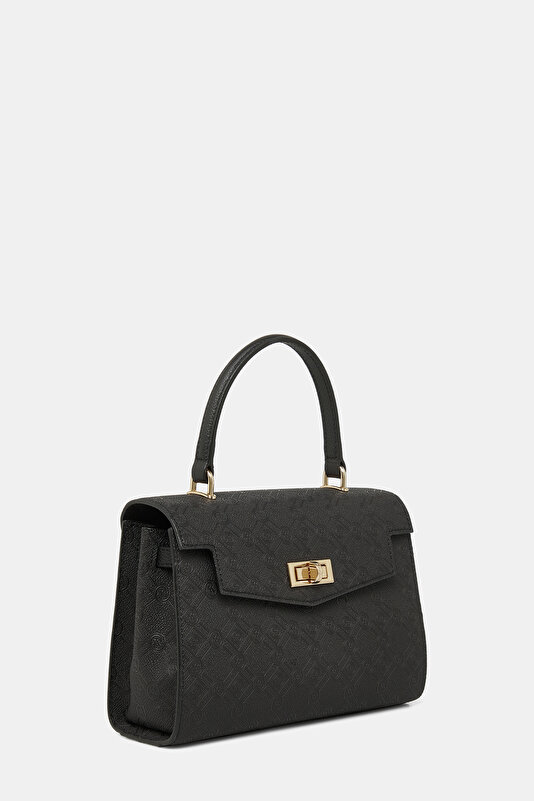 BLACK MONOGRAM BAG 3