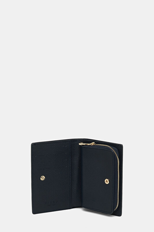 NAVY BLUE MONOGRAM WALLET 4