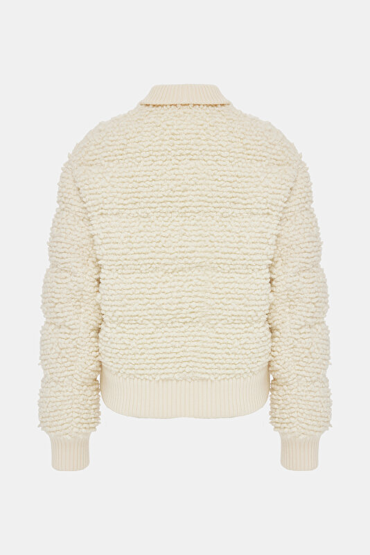 ECRU WOOL COAT 2