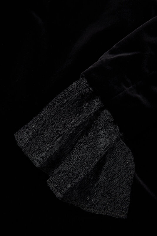 BLACK MİNİ DRESS 4