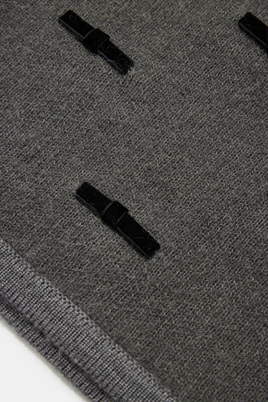 DARK GREY WOOL SKIRT 4