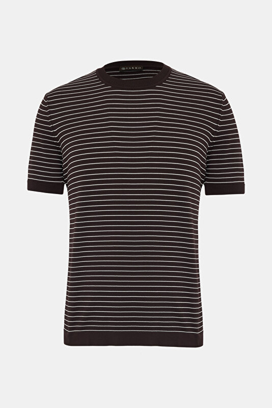 STONE COLOR BASIC / ROUND NECKLINE SHORT SLEEVE TSHIRT