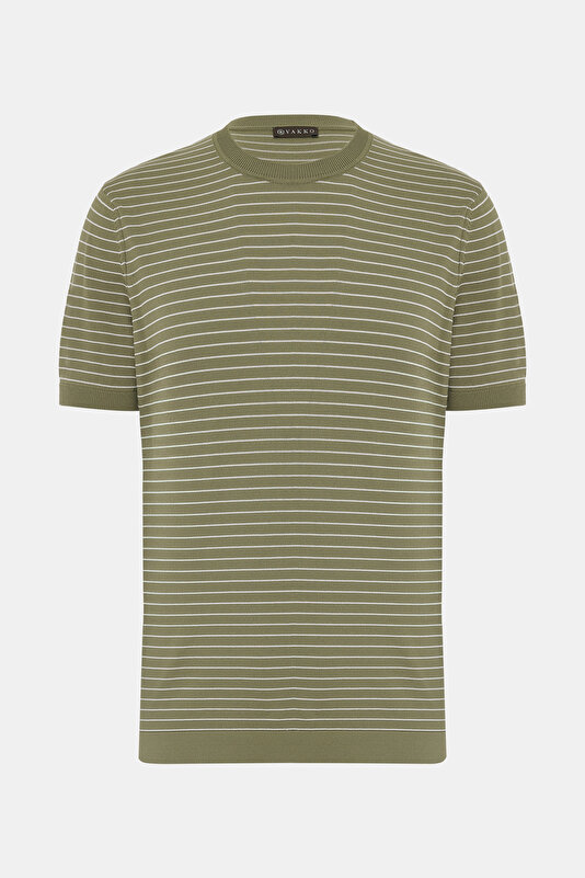 STONE COLOR BASIC / ROUND NECKLINE SHORT SLEEVE TSHIRT