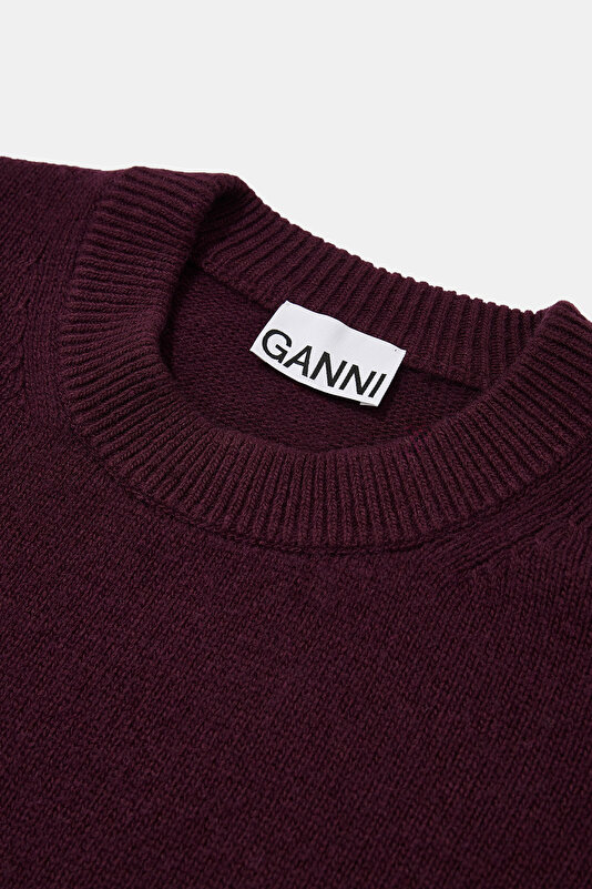 MAROON WOOL JERSEY 3