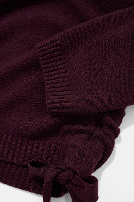 MAROON WOOL JERSEY 4