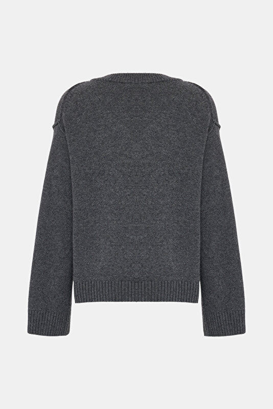 DARK GREY WOOL JERSEY 2
