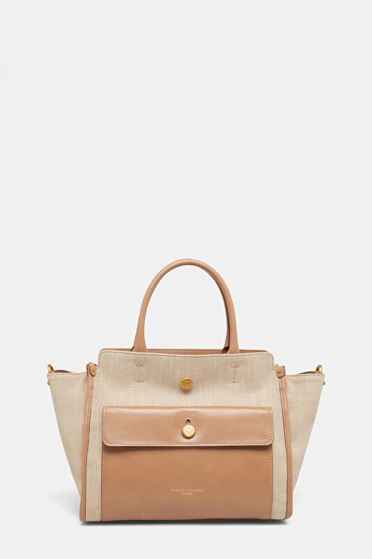 ECRU LEATHER BAG