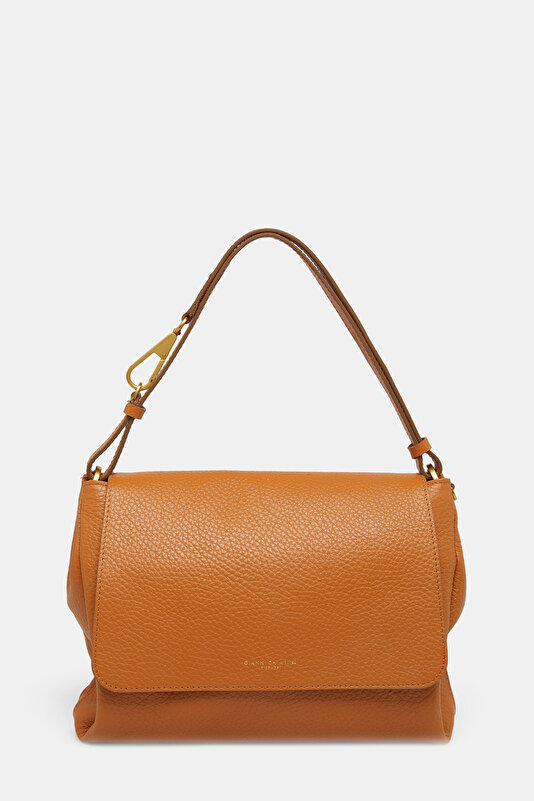 TURUNCU DERİ ÇANTA