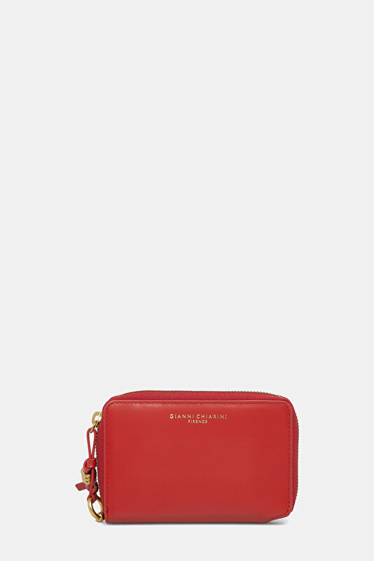 RED LEATHER WALLET